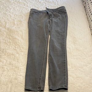 Loft Women's Gray Skinny Leg Jeans